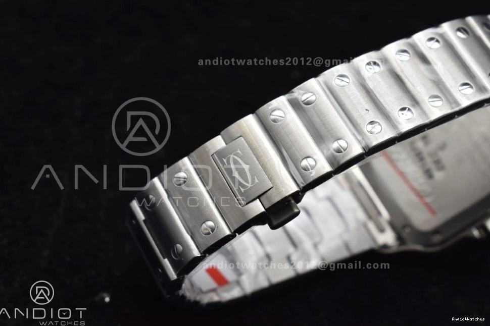 SS 1:1 1045 TopPick SS de 9015 Best Dial White Cartier on Edition Bracelet SmartLinks BVF Santos MIYOTA 35mm V 0926